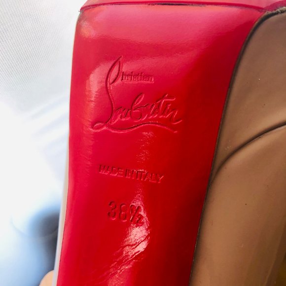 Christian Louboutin Bianca Platform Pump Size 38.5 - Picture 9 of 15